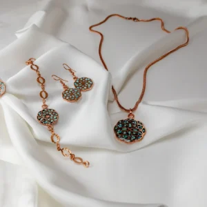 Persian Arabesque Turquoise Set