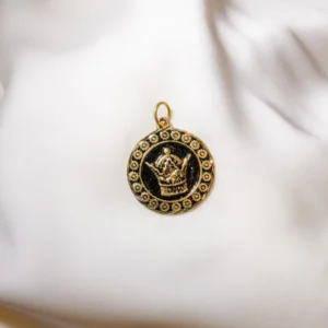 Royal Crown Medallion Pendant