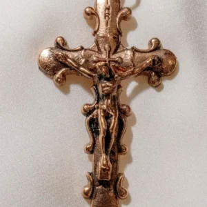 Sacred Crucifix Copper Pendant