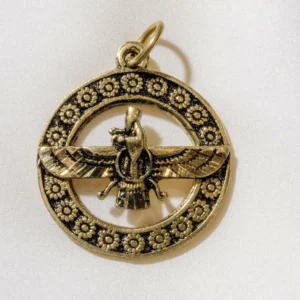 Mini Floral Halo Farvahar Pendant