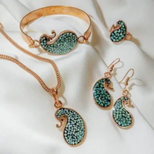 Paisley Turquoise Set