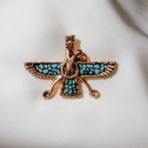 Faravahar Turquoise Pendant